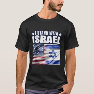 Steun Israël Ik sta achter Israël T-shirt