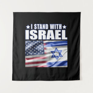 Steun Israël Ik sta achter Israël Wandkleed