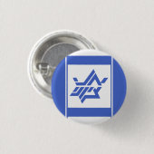 STEUN ISRAËL RONDE BUTTON 3,2 CM (Voorkant /achterkant)