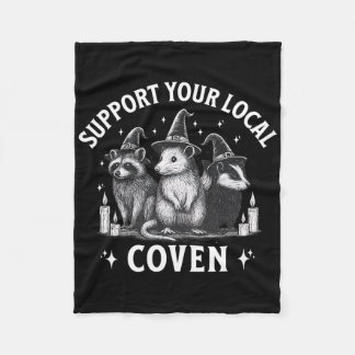 Steun Je Lokale Coven Wasbeer Buidelrat Stinkdier Fleece Deken