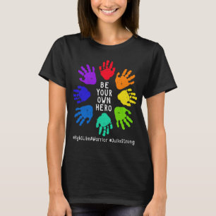 Steun Julia's gevecht! Handafdrukken T-shirt
