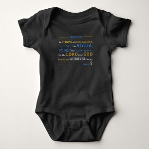 Steun Julia's gevecht! Joshua 1:9 Romper