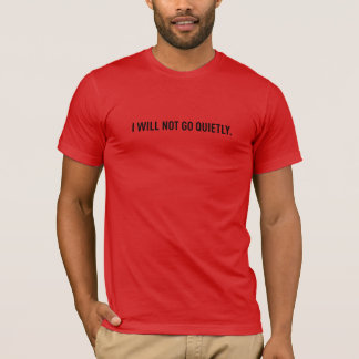 Steun Kankerbestrijder - Ik zal niet stilzwijgend  T-shirt