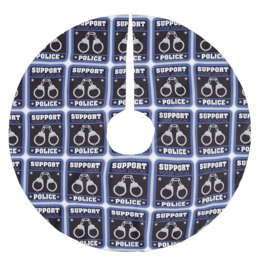 Steun lokale politie kerstboom rok (Voorkant)