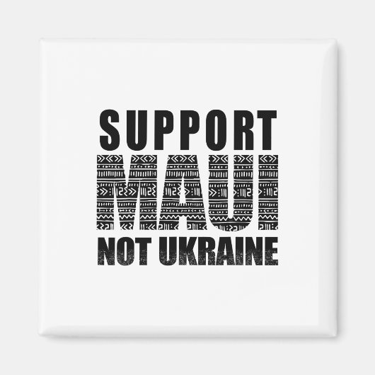 Steun Maui Niet Oekraïne 1 Magneet (Voorkant)