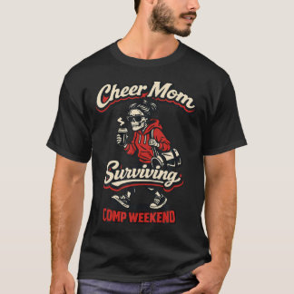 Steun Moeder Overlevende Comp Weekend Cool Skelet T-shirt