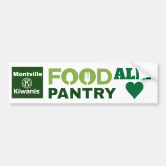 Steun Montville Kiwanis Food Pantry Bumpersticker