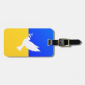 Steun Oekraïne Bagagelabel Peace Dove - Freedom (Voorkant horizontaal)