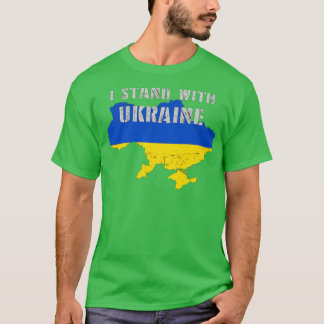Steun Oekraïne Ik sta achter Oekraïens T-shirt