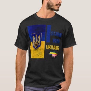 steun Oekraïne Ik sta bij Oekraïne en Oekraïne. T-shirt