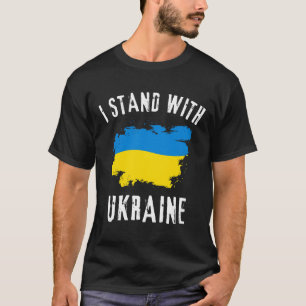 Steun Oekraine Ik Sta Bij Oekraine Oekraïense Vlag T-shirt
