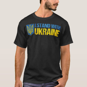 Steun Oekraïne Ik Sta Met Oekraïne Vlag T-shirt