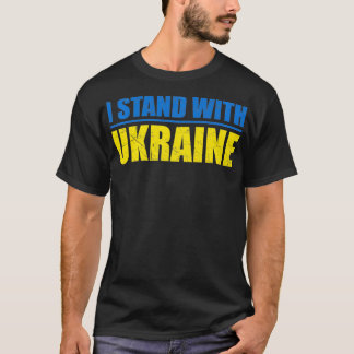 Steun Oekraïne Ik sta voor Oekraïne Fla T-shirt