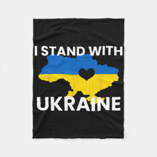 Steun Oekraïne Kaart Hart Staan Samen Oekraïne S Fleece Deken