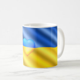 Steun Oekraïne Koffie Mok Oekraïense Vlag Vrijheid