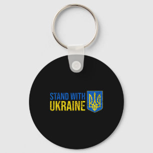 Steun Oekraine Oekraïense Vlag Wapen Ukr Sleutelhanger