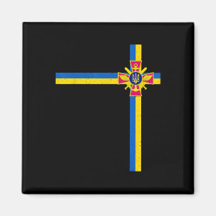 Steun Oekraïne President Zelensky Zegt Oekraïne Magneet