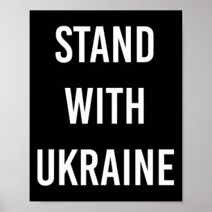 Steun Oekraine Project Oekraine Nu Poster