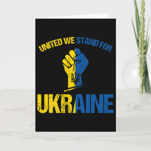Steun Oekraïne - Verenigd Staan We Voor Oekraïne O Kaart