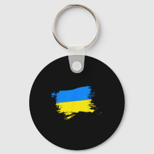 Steun Oekraïne Vlag Oekraïense Trots Hart Oekraïne Sleutelhanger