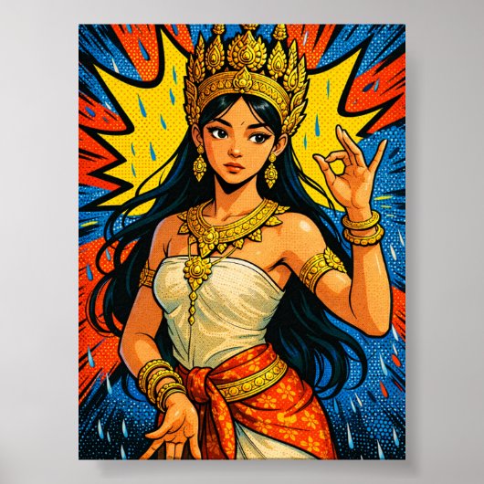 STEUN ONS APSARA POSTER (Voorkant)
