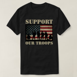 Steun onze Amerikaanse vlag T-shirt