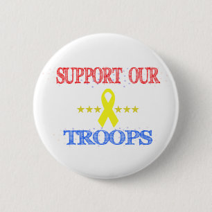 Steun onze Buttonnen van de Troop Ronde Button 5,7 Cm