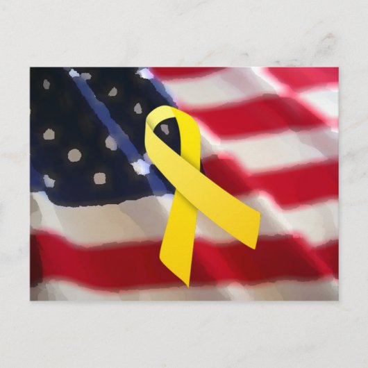 Steun onze troepen briefkaart (Voorkant)