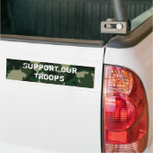 Steun onze troepen bumpersticker (Op Truck)