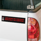 Steun onze troepen bumpersticker (Op Truck)