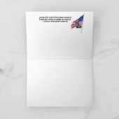 Steun onze troepen kaart (Binnen)