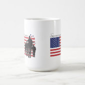 Steun onze troepen koffiemok (Center)