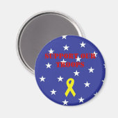 Steun onze troepen magneet (Voorkant / Achterkant)