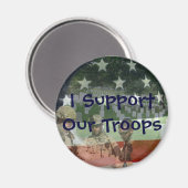 Steun onze troepen magneet (Voorkant / Achterkant)