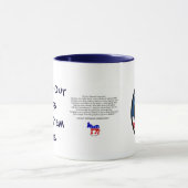 Steun onze troepen mok (Midden)