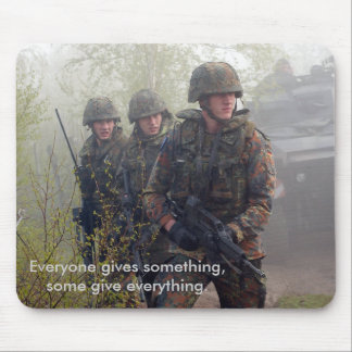 Steun onze troepen Mousepad Muismat