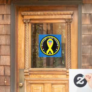 Steun Onze Troepen Patriottisch Raamsticker