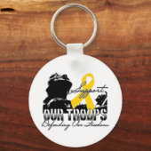Steun onze troepen sleutelhanger (Voorkant)