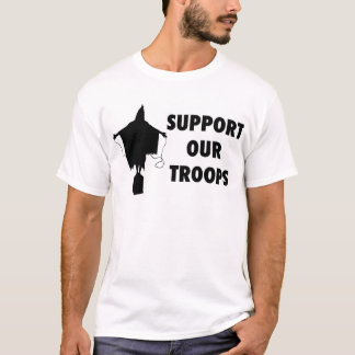 Steun onze troepen t-shirt