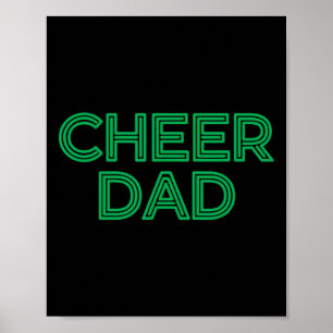 Steun Papa Groen Cheerleading _1 Poster