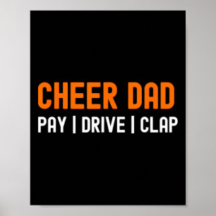 Steun Papa Oranje Grappig Betalen Rijden Klappen C Poster