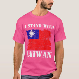 Steun Taiwan Ik Sta Met Taiwan Vlag Taiwanees T-shirt