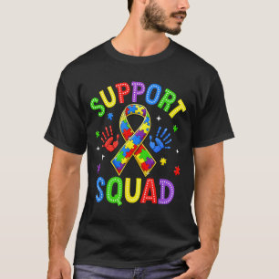 Steun Team Autisme Bewustzijn Familie Outfits Mann T-shirt