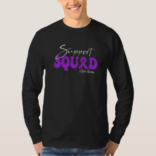 Steun Team Opioid Overdosis Bewustzijn Paarse Lint T-shirt