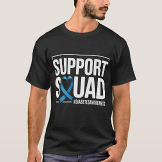 Steun Team Type 1 Diabetes Bewustzijn T1D T-shirt
