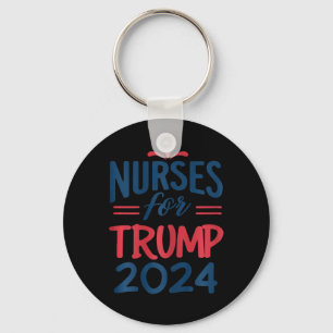 Steun Trump 2024 herverkiezing verpleegkundigen vo Sleutelhanger