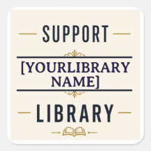 Steun uw bibliotheek – Maatwerk naamontwerp voor b