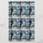 Steun uw Lineman Briefpapier (Voorkant)