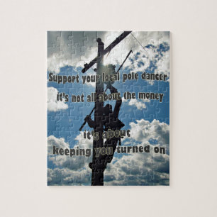 Steun uw Lineman Legpuzzel