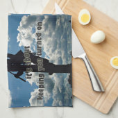 Steun uw Lineman Theedoek (Quarter Fold)